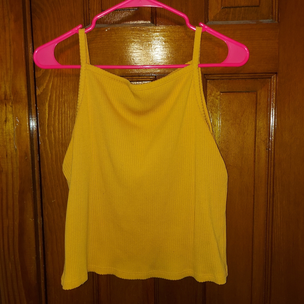 Old Navy Yellow Ribbed Camisole